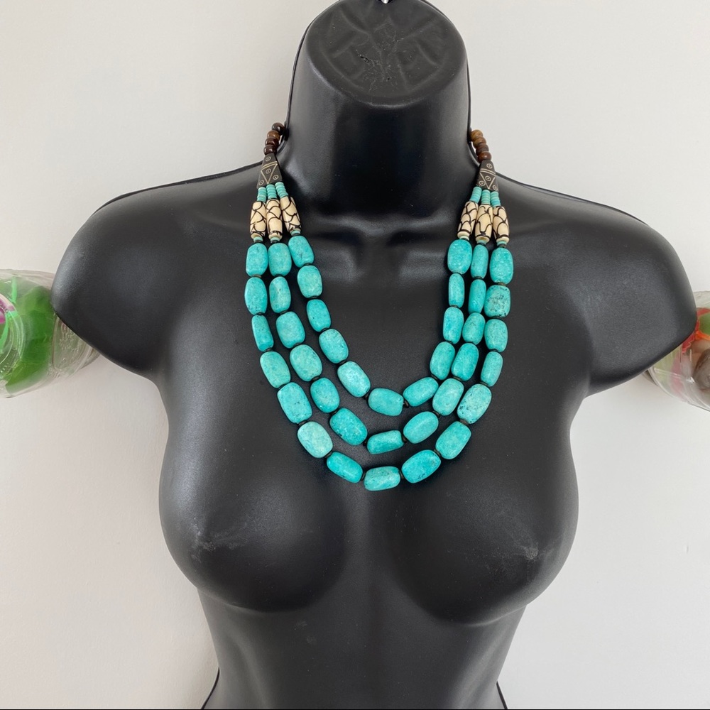 Turquoise Stone Necklace